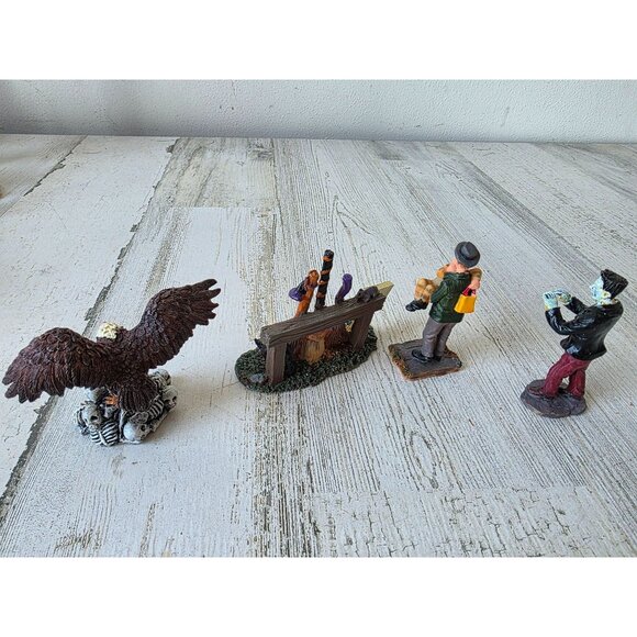 Lemax Frankenstein broom parking witch broom trick-or-treater Halloween accessor - Picture 5 of 5